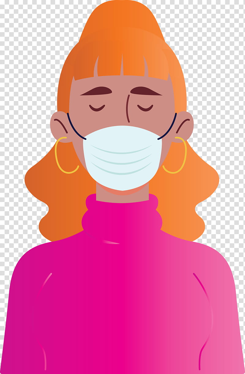 Wearing Mask Coronavirus Corona, Face, Cartoon, Facial Expression, Nose, Head, Cheek, Neck transparent background PNG clipart