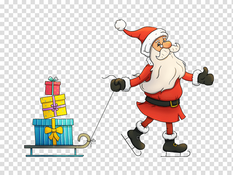 Christmas Day, Christmas Ornament M, Santa Clausm, Cartoon, Santa Claus M transparent background PNG clipart