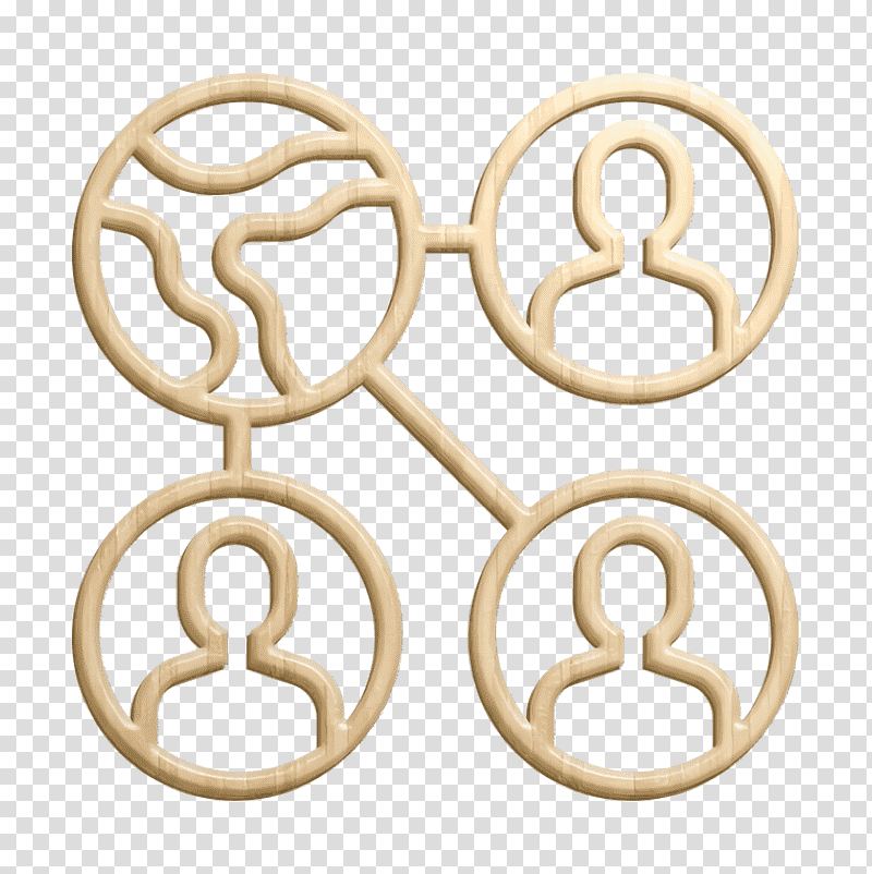 Network sharing icon Social network icon Link icon, Earring, Symbol, Circle, Jewellery, Chemical Symbol, Meter transparent background PNG clipart