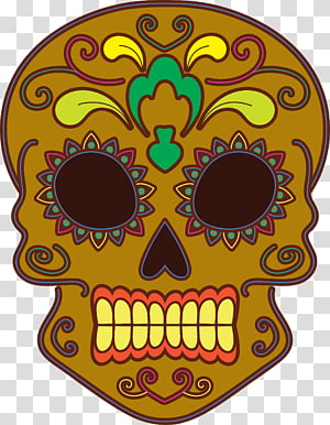 Calavera Day of the Dead Día de Muertos, Dia De Muertos, Skull, Visual Arts, Painting, Drawing, Fuego De Los Muertos, Pixel Art transparent background PNG clipart thumbnail