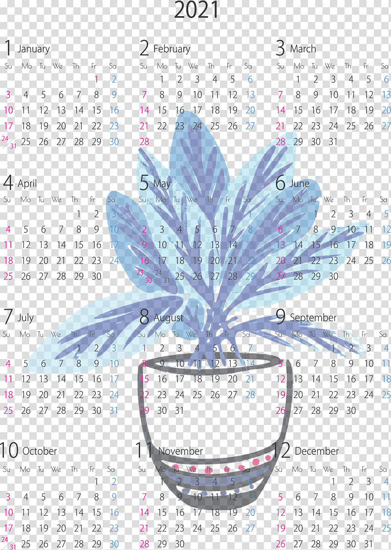 2021 Yearly Calendar, Flower, Michigan Farm, Elimina Olores Gatos Beox 500ml, Poster, Text, 123456789101112 transparent background PNG clipart