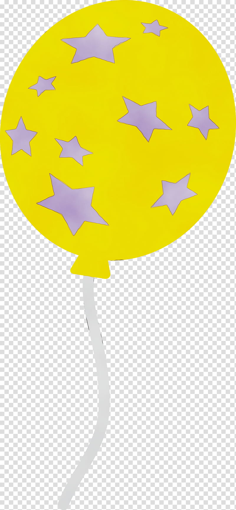 yellow tree, Balloon, Watercolor, Paint, Wet Ink transparent background PNG clipart