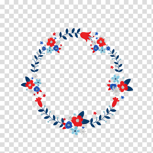 Crown, Wreath, Blue, White, Red, Laurel Wreath transparent background PNG clipart