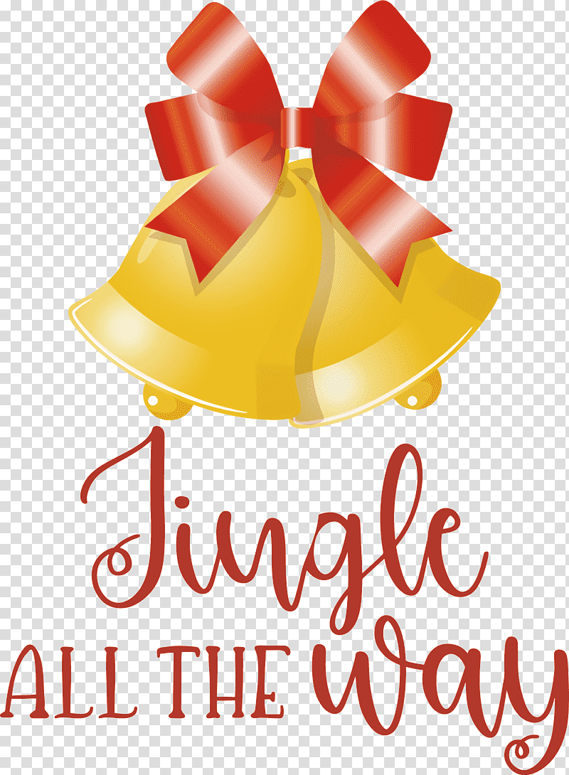Jingle All The Way Jingle Christmas, Christmas , Christmas Day, Bell, Text, Material, Scrapbooking transparent background PNG clipart
