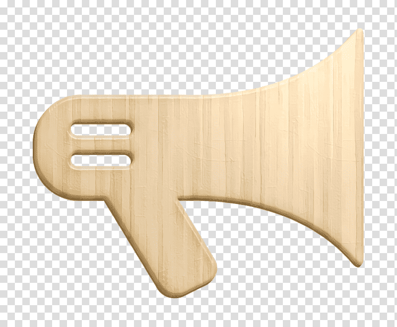 Bullhorn variant with white details icon Music And Sound 1 icon multimedia icon, Horn Icon, M083vt, Meter, Wood transparent background PNG clipart