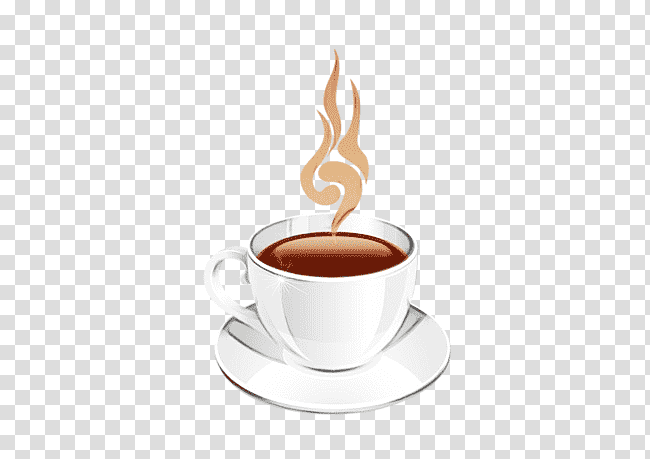 Coffee cup, Watercolor, Paint, Wet Ink, Espresso, Ristretto, Earl Grey Tea transparent background PNG clipart