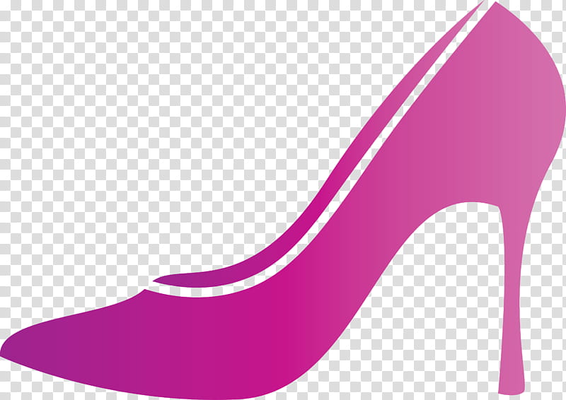 high heels, Footwear, Pink, Violet, Purple, Magenta, Basic Pump, Shoe transparent background PNG clipart
