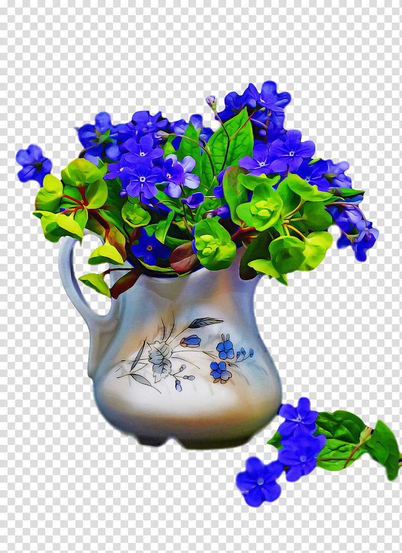 spring flower spring floral flowers, Blue, Flowerpot, Forgetmenot, Plant, Purple, Violet, Vase transparent background PNG clipart