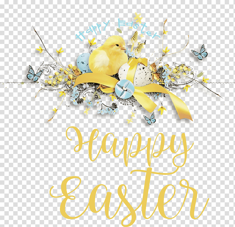Easter, Happy Easter, Chicken And Ducklings, Watercolor, Paint, Wet Ink, Greeting Card transparent background PNG clipart