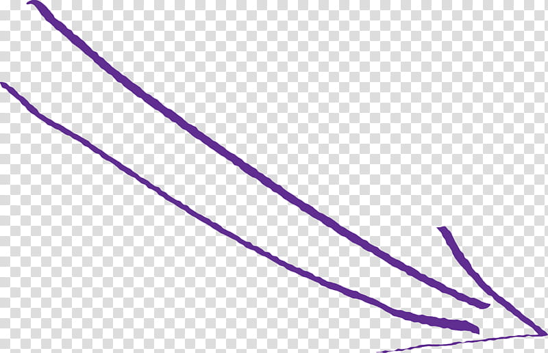 Hand Drawn Arrow, Purple, Violet, Line, Lilac, Plant transparent background PNG clipart