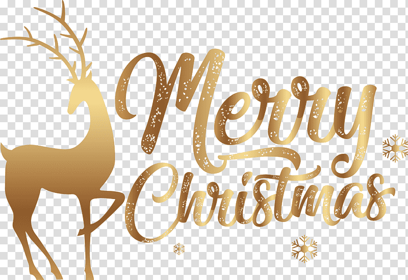 Merry Christmas, Reindeer, Logo, Antler, Text, Biology, Science transparent background PNG clipart