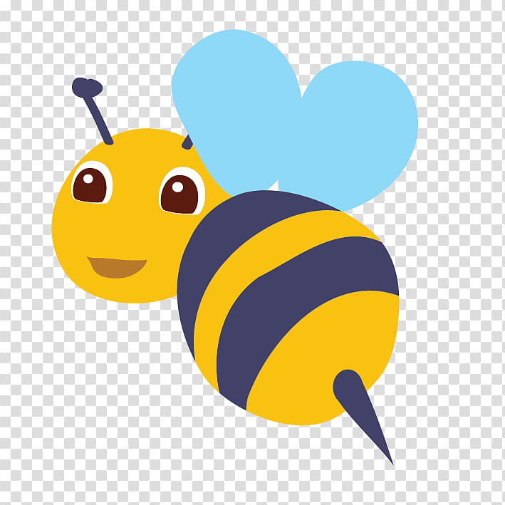 Bumblebee, Honeybee, Yellow, Cartoon, Insect, Membranewinged Insect, Pollinator, Emoticon transparent background PNG clipart
