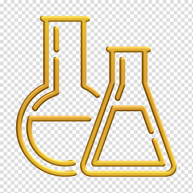 Chemistry icon Laboratory icon High School Set icon, Chemical Substance, Chemical Symbol, Laboratory Flask, Chemical Reaction, Chemical Element, Erlenmeyer Flask transparent background PNG clipart