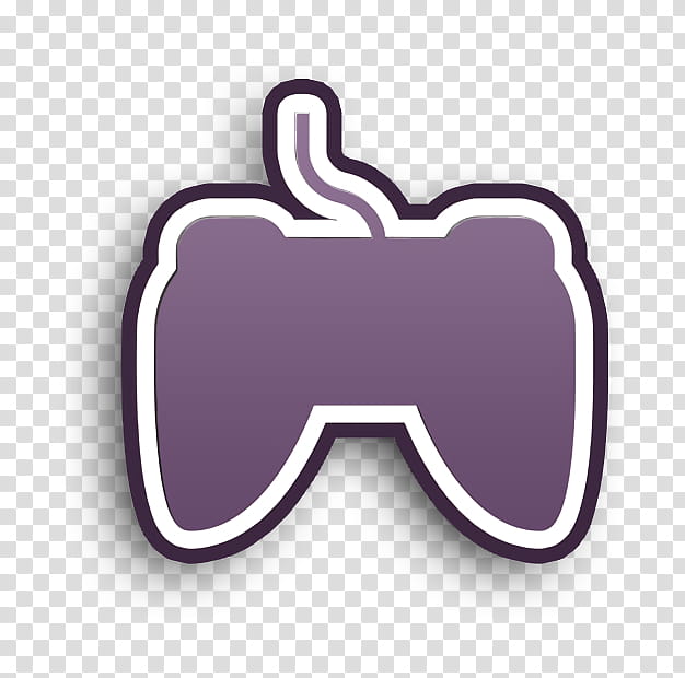 Controller icon Game Elements icon Game icon, Violet, Purple, Hand, Technology, Finger, Logo, Thumb transparent background PNG clipart