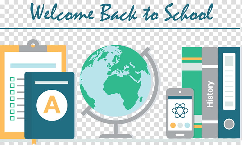 Welcome Back to School Back to School, Flat Design, Poster, Logo, Text, Education transparent background PNG clipart