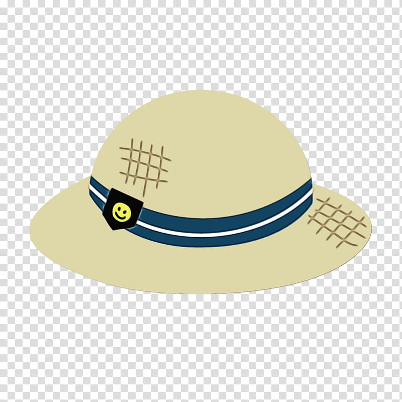Fedora, Watercolor, Paint, Wet Ink, Clothing, Yellow, Hat, Headgear transparent background PNG clipart