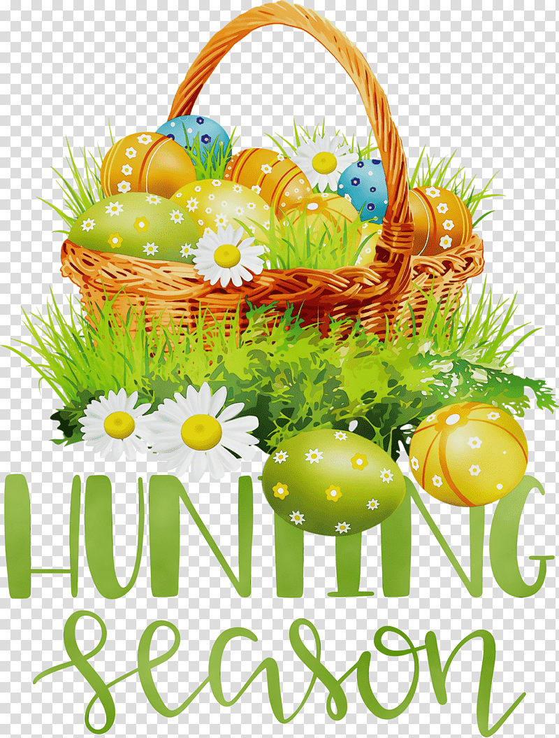 Easter egg, Hunting Season, Easter Day, Happy Easter, Watercolor, Paint, Wet Ink transparent background PNG clipart