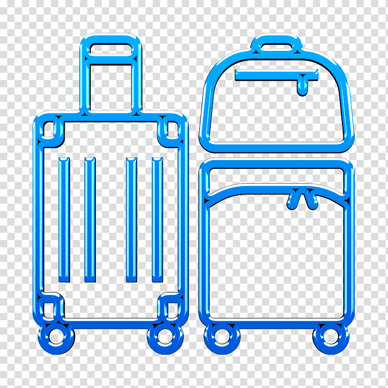 Travel icon Luggage icon Hotel services icon, Baggage, Suitcase, Vacation, Black Suitcase, Travel Website, Hiking transparent background PNG clipart