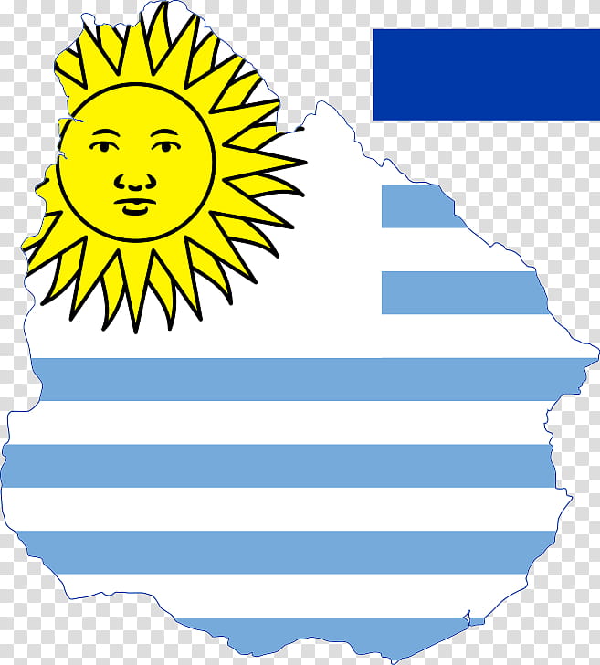 Cartoon Sun, Uruguay, Flag Of Uruguay, Flag Of Argentina, Sun Of May, National Flag, Flag Of The Treinta Y Tres, Yellow transparent background PNG clipart
