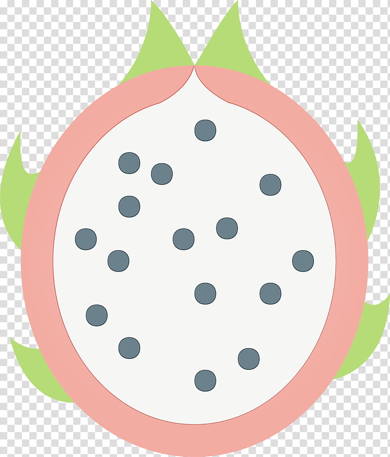 Polka dot, Dragon Fruit, Watercolor, Paint, Wet Ink, Melon, Watermelon, Plant transparent background PNG clipart