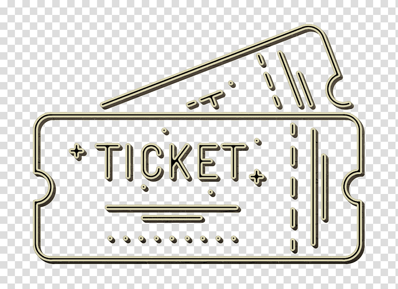 Ticket icon Cinema icon, Car, Industrial Design, Enterprise, Narrative, Passion, Number transparent background PNG clipart