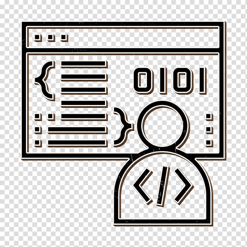 Programming icon Code icon Computer Technology icon, Data, Icon Design transparent background PNG clipart