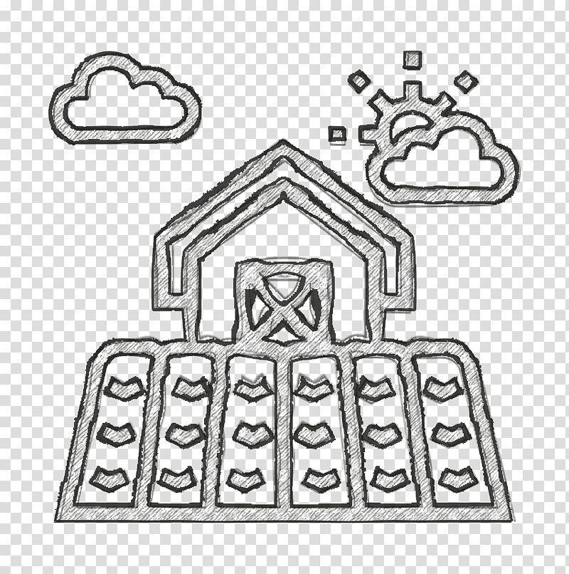 Field icon Farming icon Farm icon, Black And White
, Line Art, Cookware And Bakeware, Car, Meter, Biology transparent background PNG clipart