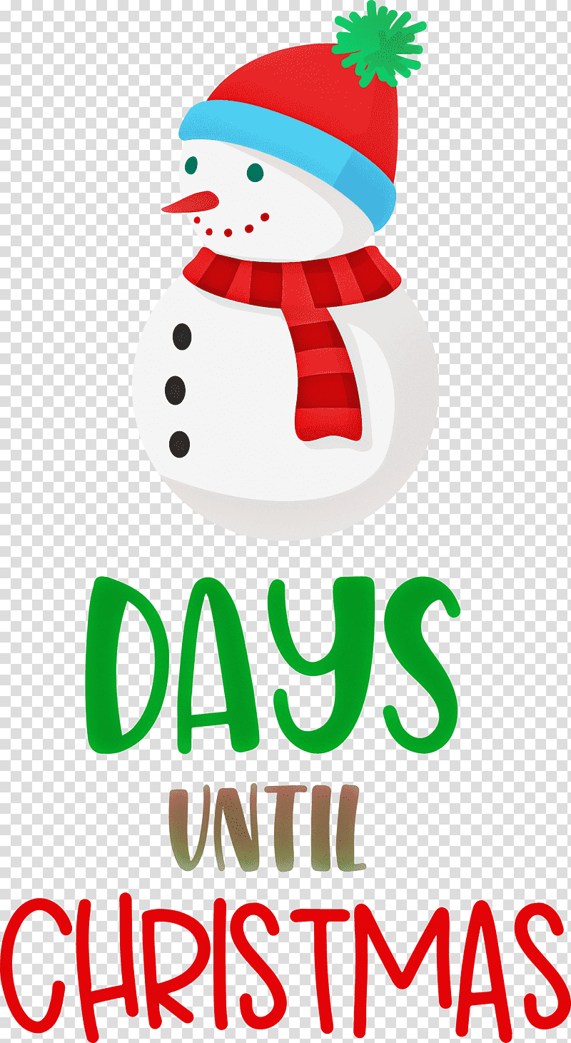 Days Until Christmas Christmas Xmas, Christmas , Christmas Tree, Christmas Day, Holiday Ornament, Snowman, Christmas Ornament transparent background PNG clipart