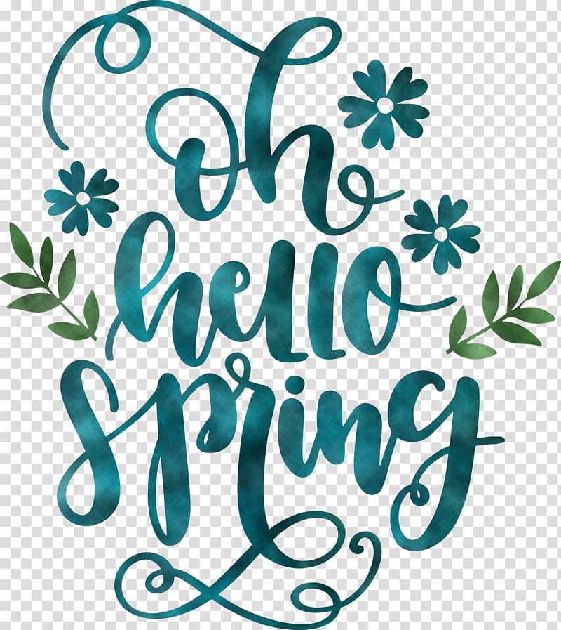 hello spring spring, Spring
, Text, Calligraphy, Line Art transparent background PNG clipart