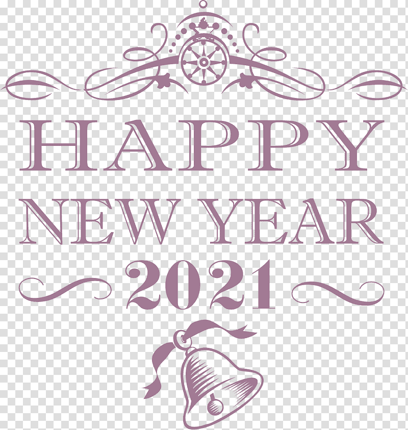 2021 Happy New Year New Year 2021 Happy New Year, Logo, Calligraphy, Sticker, Wall Decal, Meter, Line transparent background PNG clipart