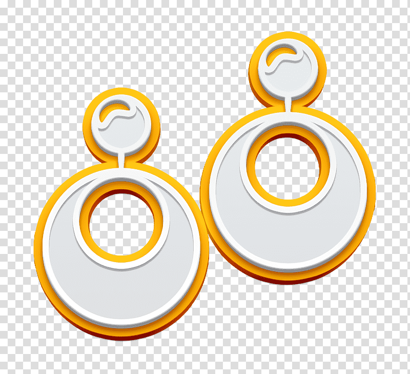 Flamenco earrings icon Flamenco Dance icon Earrings icon, Symbol, Chemical Symbol, Yellow, Meter, Jewellery, Human Body transparent background PNG clipart