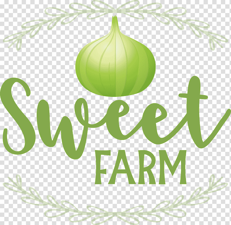 Sweet Farm, Leaf, Flower, Logo, Green, Meter, Fruit transparent background PNG clipart