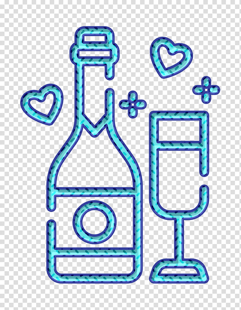 Champagne icon Beer icon Night Party icon, Meter, Line, Area, Number transparent background PNG clipart