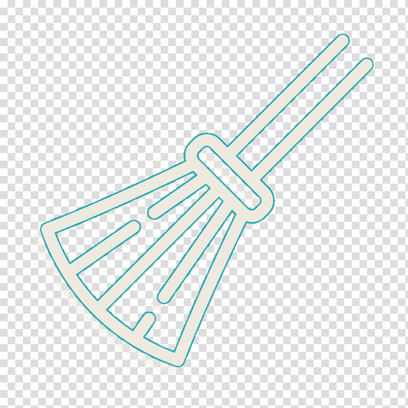 Broom icon Linear Detailed Travel Elements icon, Cleaning, Demolition, Telegram, House, Log Cabin, Cafe Bazaar transparent background PNG clipart