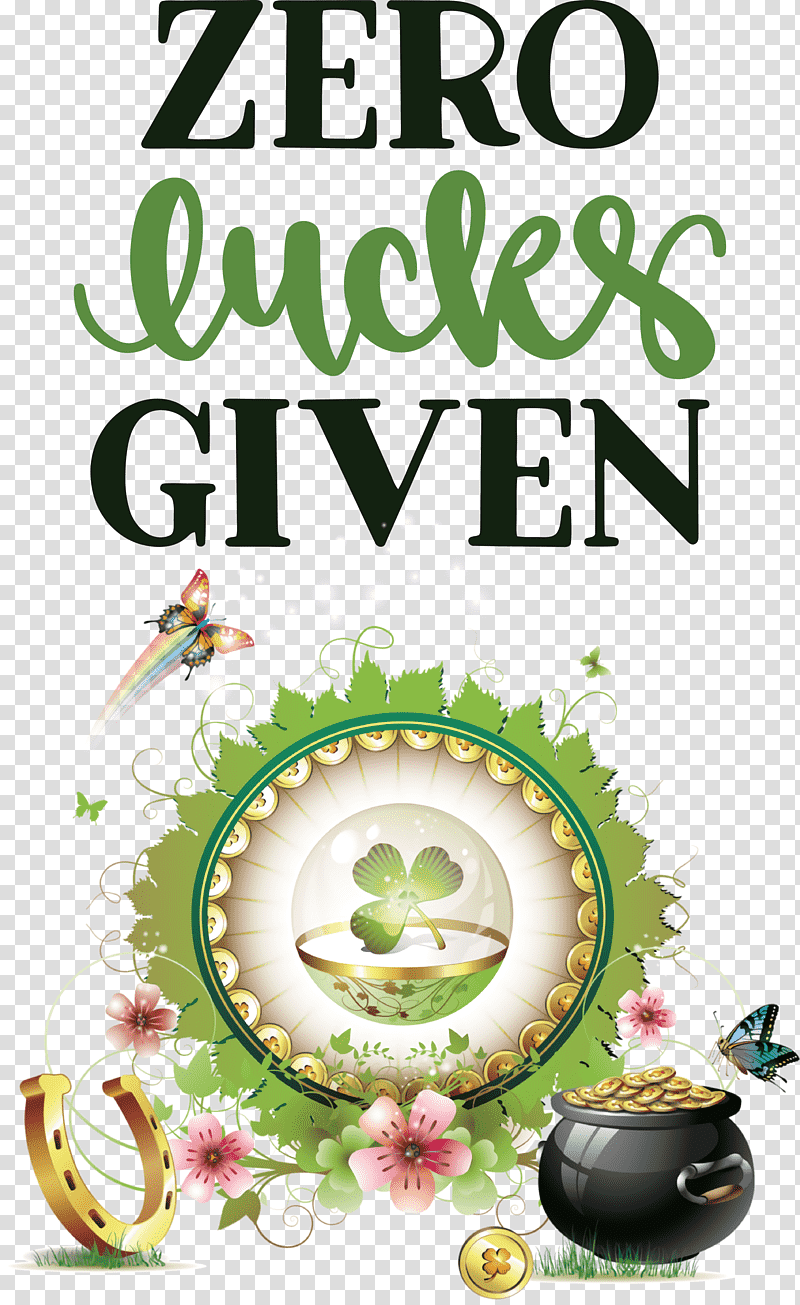 Zero Lucks Given Lucky Saint Patrick, Christ The King, St Andrews Day, St Nicholas Day, Watch Night, Thaipusam, Tu Bishvat transparent background PNG clipart