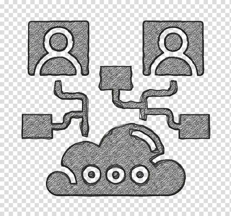 Cluster icon Cloud Service icon, Angle, Line, Car, Meter transparent background PNG clipart