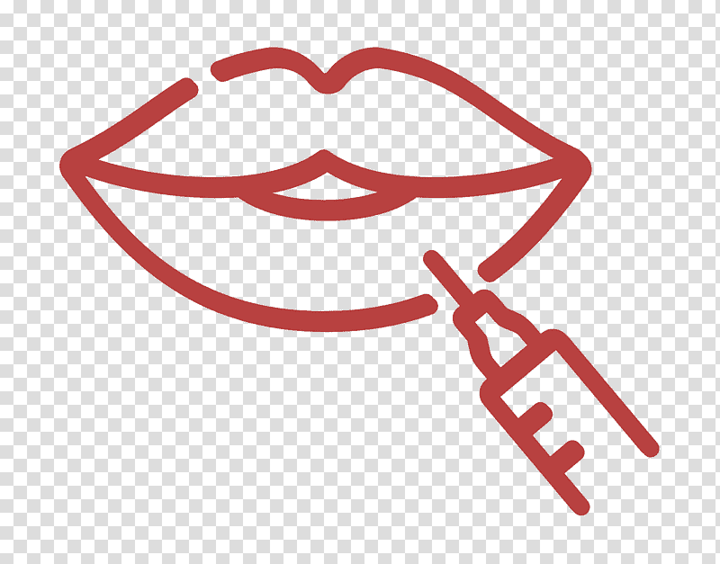 Mouth icon Hairdressing and Esthetics icon Dermal filler icon, Medicine, Therapy, Aesthetics, Health, Medical On Miami, Clinic transparent background PNG clipart