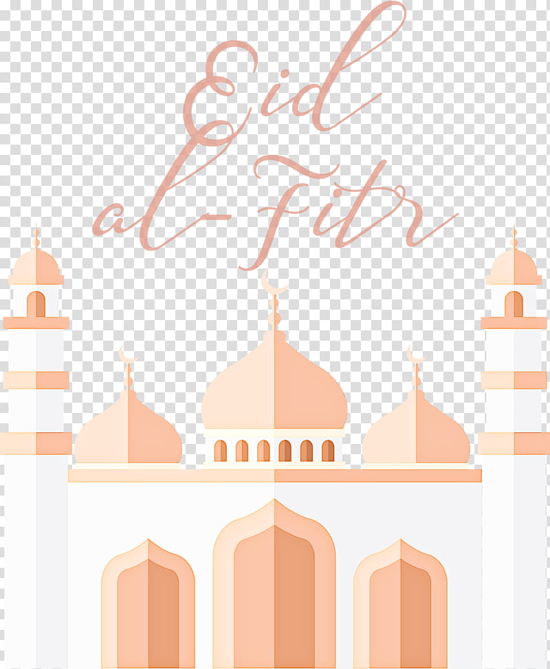 Eid al-Fitr Islamic Muslims, Eid Al Fitr, Ramadan, Eid Al Adha, Peach, Line, Architecture transparent background PNG clipart
