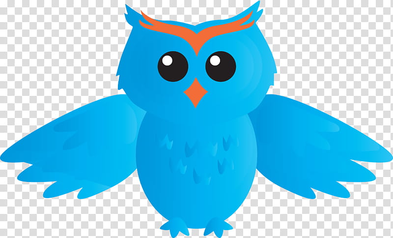 owl bird blue turquoise, Watercolor Owl, Cartoon, Bird Of Prey, Eastern Screech Owl, Azure, Wing, Beak transparent background PNG clipart