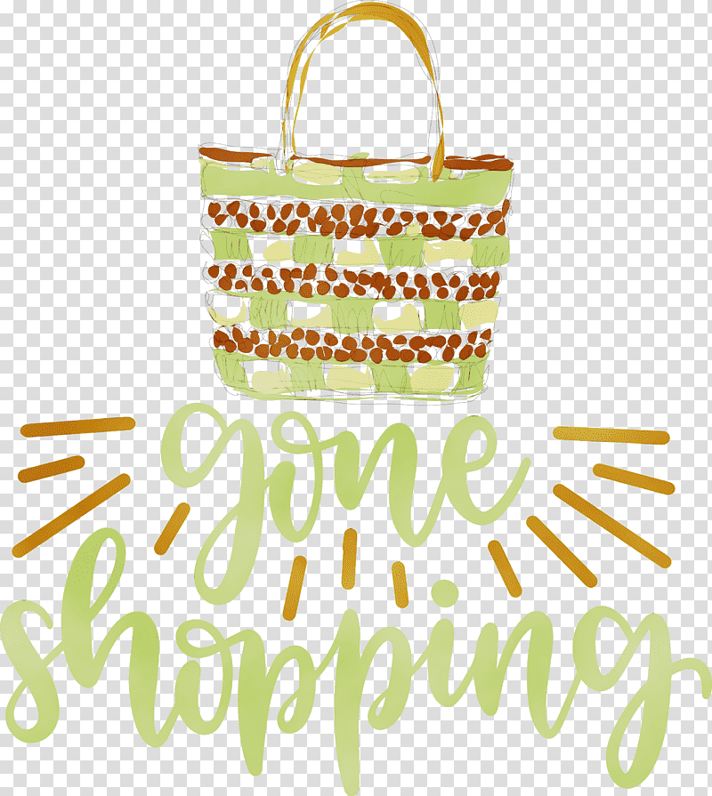 bag shopping tote bag gift basket handbag, Watercolor, Paint, Wet Ink, Baggage, Clothing, Yellow transparent background PNG clipart