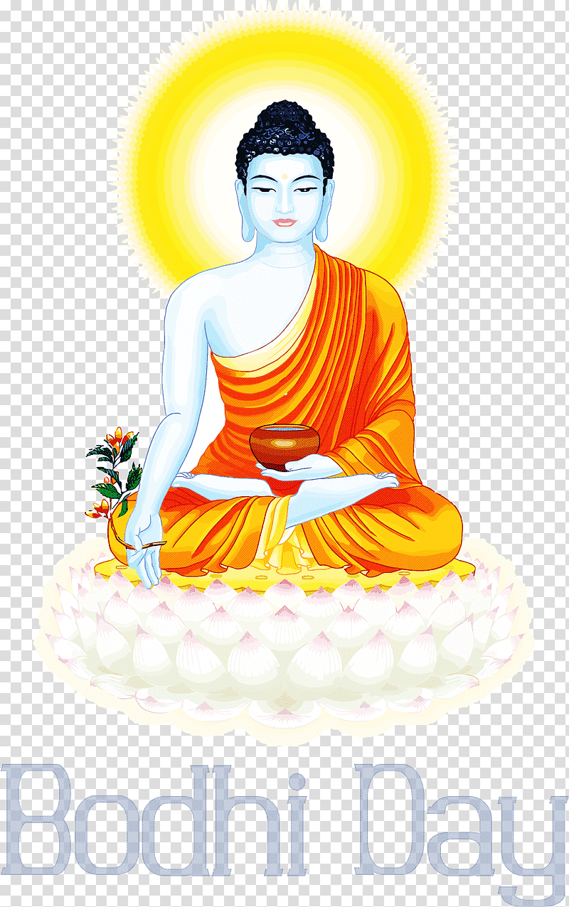 Bodhi Day, Gautama Buddha, Buddhahood, Buddharupa, Buddha Footprint, Buddhist Art, Bhaisajyaguru transparent background PNG clipart