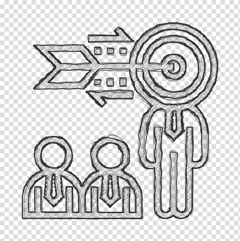 Business and finance icon Business Strategy icon Target icon, Door Handle, Line Art, Car, Angle, Area transparent background PNG clipart