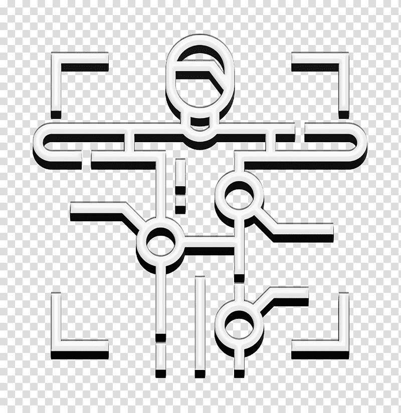 Health icon Body scan icon, Black And White M, Meter, Line, Symbol, Material, Geometry transparent background PNG clipart