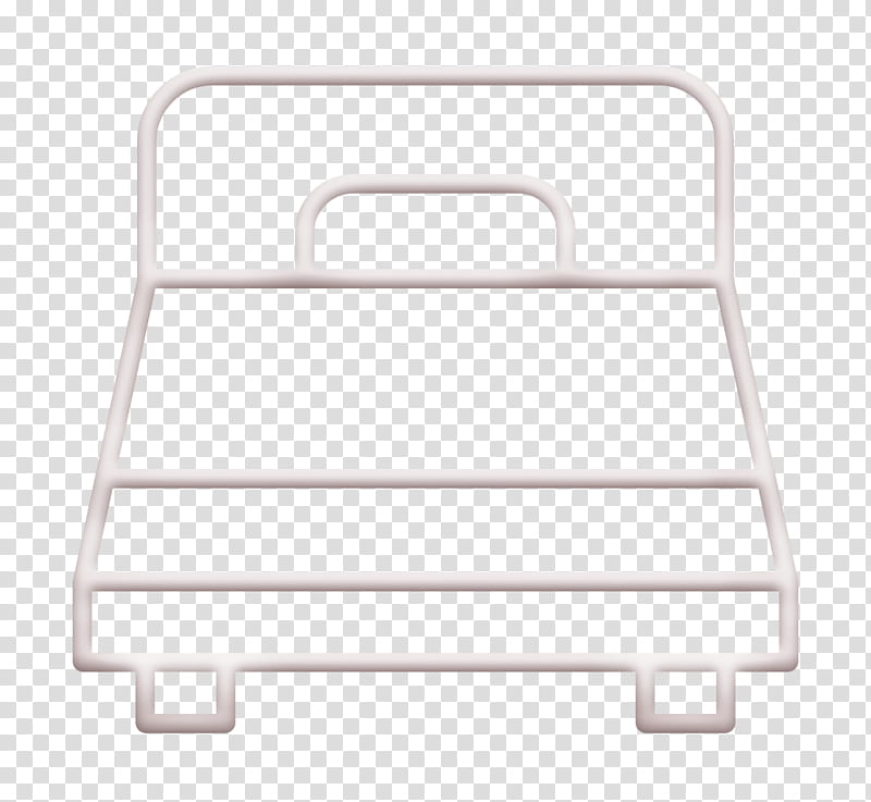 Interiors icon Bed icon, Furniture, Line, Rectangle, Table, Chair, Logo, Ladder transparent background PNG clipart