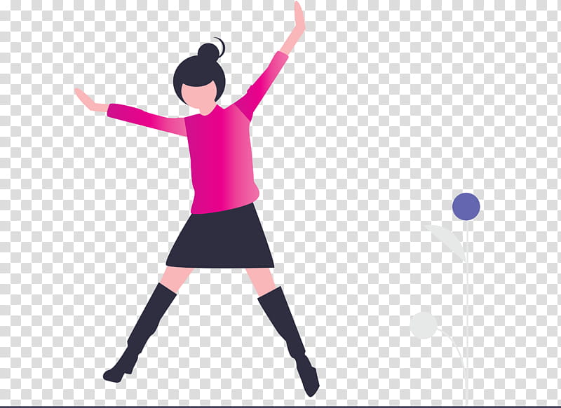 girl, Volleyball Player, Throwing A Ball, Pink, Sports Equipment, Playing Sports, Happy, Football transparent background PNG clipart