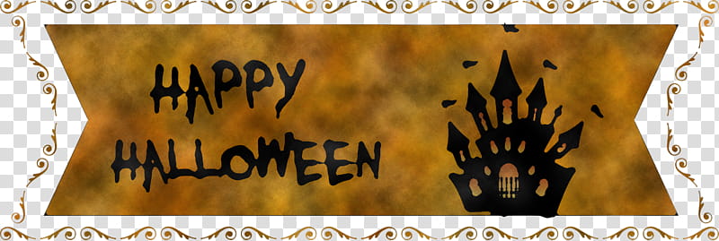 Happy Halloween Banner, Poster, Meter transparent background PNG clipart