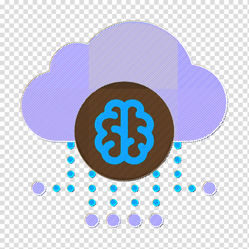 Cloud computing icon AI icon Future Technology icon, Machine Learning, Algorithm, Artificial Intelligence, Speech Recognition, Data, Computer transparent background PNG clipart