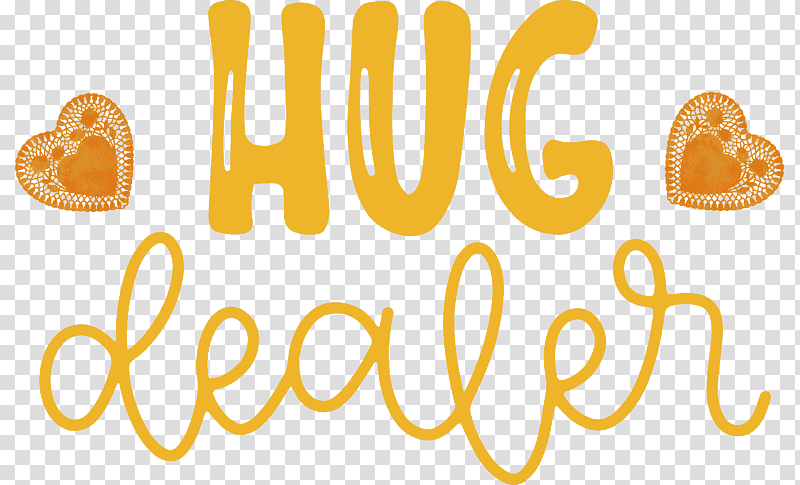 Hug Dealer Valentines Day Valentines Day Quote, Logo, Yellow, Meter, Fruit transparent background PNG clipart