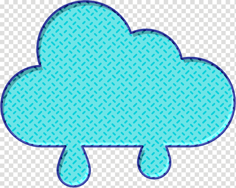 Rainy icon Rain icon Weather icon, Green, Line, Turquoise, Microsoft Azure, Heart, Biology transparent background PNG clipart