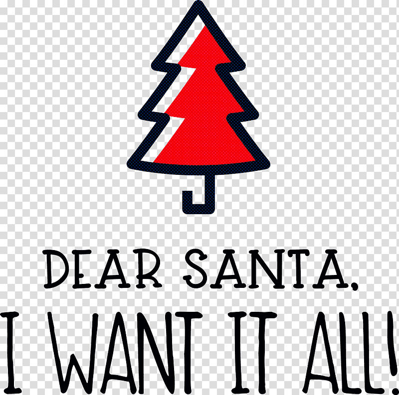 Dear Santa Christmas, Christmas , Logo, Symbol, Meter, Line, Signage transparent background PNG clipart